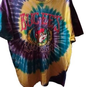 Buc-ee's Tie-Dye Short Sleeve Tee size L - new without tags